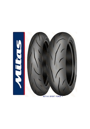 Mitas  120/70zr17 58w 200/55zr17 78w Sport Force Plus (Ev) Evolutıon Çift Hamur Ön Arka Set