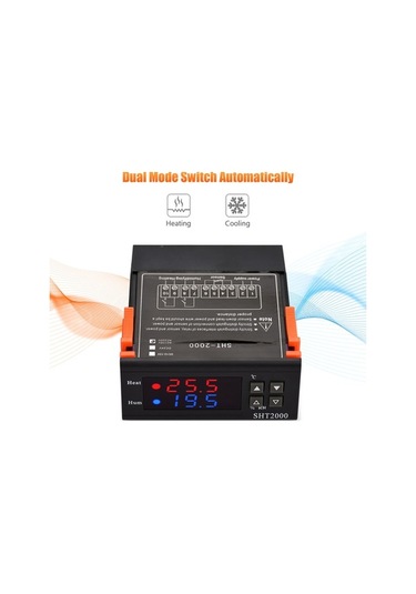 Ulzyvf Sht2000 Akıllı Termostat: Buzdolabı İçin 110-220v Isıtma/soğutma, Nem Ve Sıcaklık Düzeltme