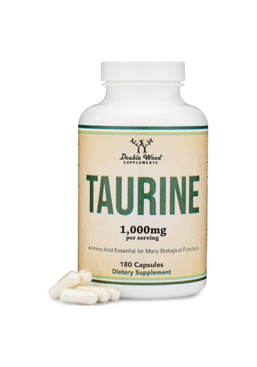 Double Wood Taurine 1000mg Per Serving, 180 Capsul.from The A...
