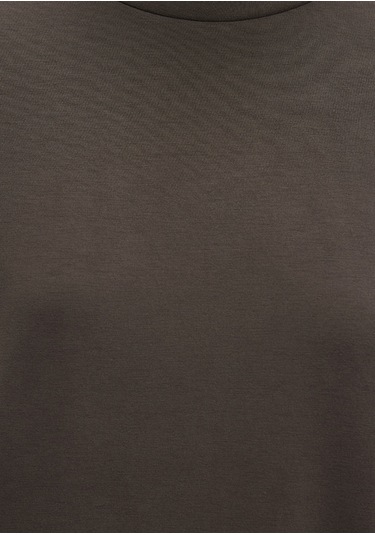 Mavi - Lux Touch Tencel Tm Modal Kahverengi Sweatshirt 168837-90707 Kahverengi