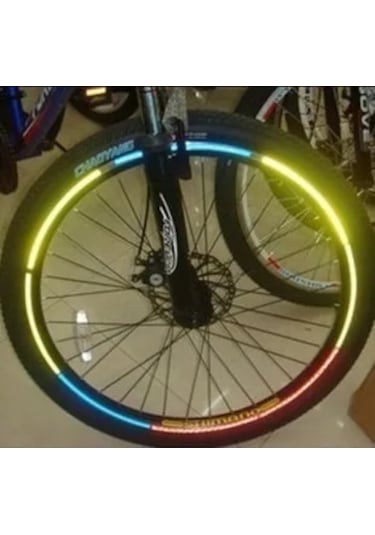 Kırmızı 1 Adet 8 Çıkartma -bisiklet Çıkartmaları Yansıtıcı Bant Floresan Mtb Bisik Şeritleri Bisiklet Kaskı Bisiklet Aks. 44383220 Kırmızı