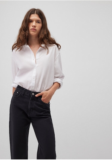 Mavi - Beyaz Gömlek 1210873-620 Beyaz