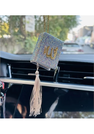 Janjan Taşlı Dikiz Aynası Allah Yazılı Kuran-ı Kerim