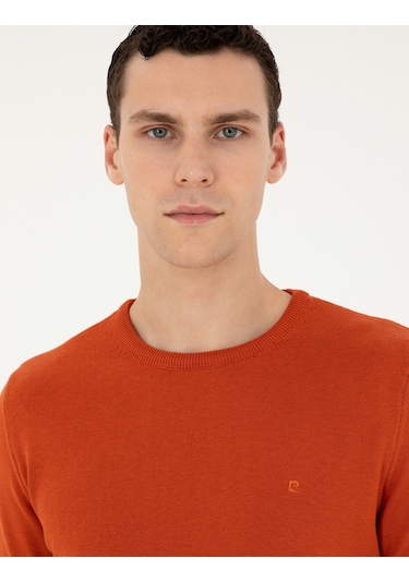 Pierre Cardin Erkek Turuncu Kazak /triko 50296575-vr051 Turuncu