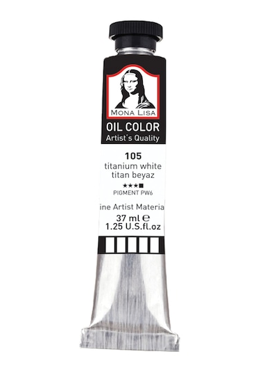 Monalisa Yağlı Boya 37 ML Titan Beyaz 105