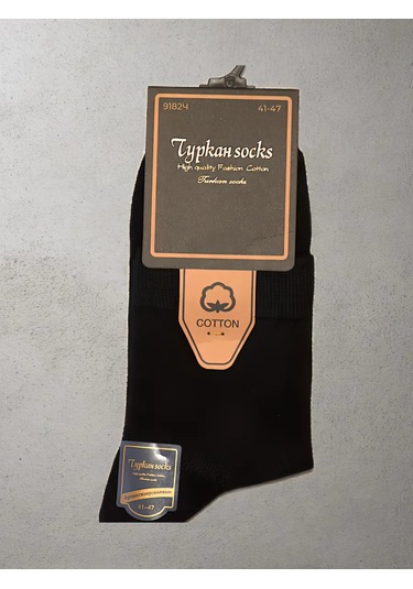 Turkan Siyah File Pamuk Orta Boy Çorap Seti 5 Çift 404317479 Siyah