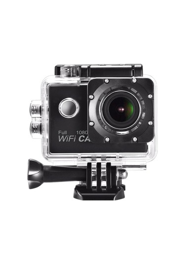 Besthome1 Siyah 1080p Mini Spor Kamera - 50m Su Geçirmez, 140 Geniş Açı Lensli, Dış Etkinlikler İçin Video Kaydedici Siyah Siyah