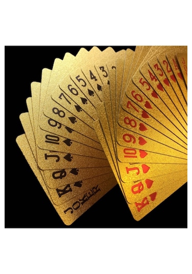 Ultra Lux Su Geçirmez Iskambil Kartı Gold