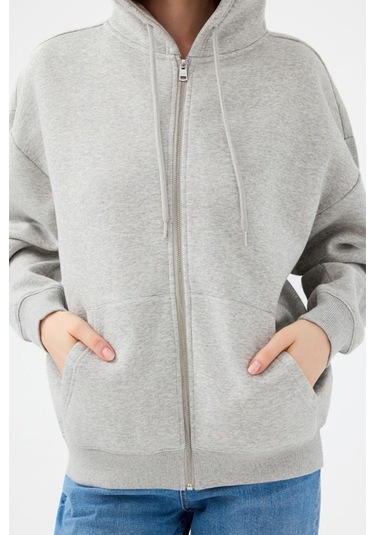 Loft Kadın Sweatshirt Gri