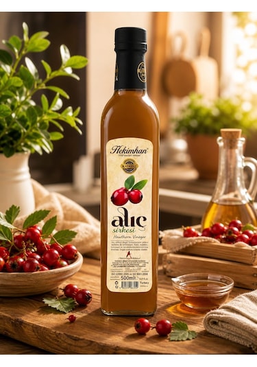 Hekimhan Bitkisel Alıç Sirkesi Cam 500 ML
