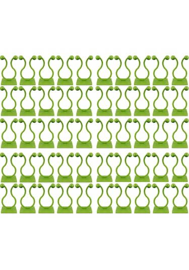 Singree Bitkiler İçin Yapışkanlı Duvar Askısı - 50 Adet Abs Malzeme, Çok Amaçlı Kullanım