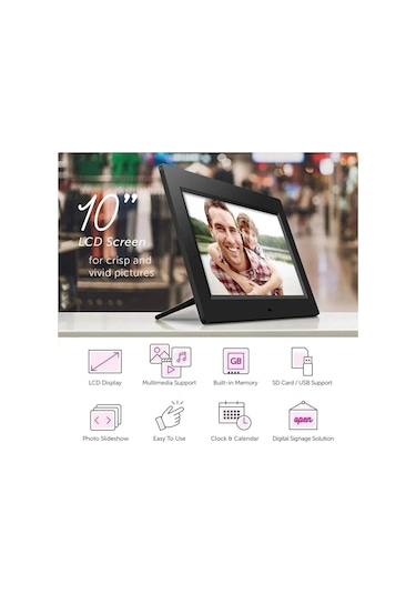 Just Cheap Store 10-inç Lcd Ekran Dijital Fotoğraf Çerçevesi