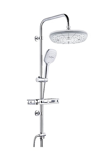 Yapıtaşı Yt262 Limon Banyo Tepe Robot Duş Seti 3fonksiyonlu Butonlu Krom