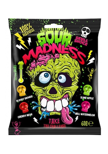 Sour Madness Challenge Candy 60g