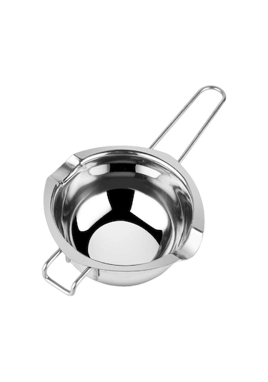 304 Çelik 400 Ml Kulplu Benmari Çikolata Eritme Çırpma Kabı Cin86