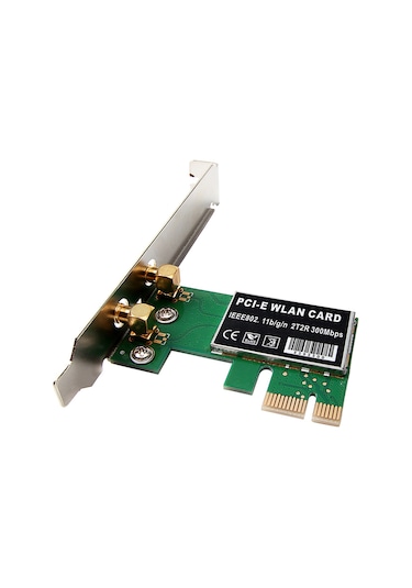Geeksen 300mbps Pcı-e Kablosuz Ağ Kartı - Yüksek Hızlı Wifi Alıcı Ve Verici İle Masaüstü Bilgisayarlar İçin