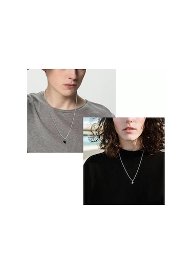 Hediye Vakti Mıknatıslı Kalp Çift Kolye