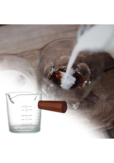 Homyl 100ml Espresso Ölçüm Camı Sürahi Bardak Meyve Stil-a Stil A