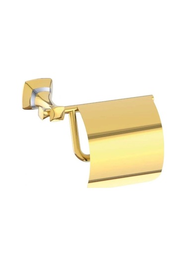 Deppot Eiffel Tuvalet Kağıtlık Kapaklı-altın Çok Renkli