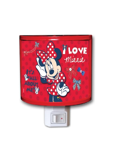 Ykc Minnie Mouse Gece Lambası-Lisanslı Çok Renkli