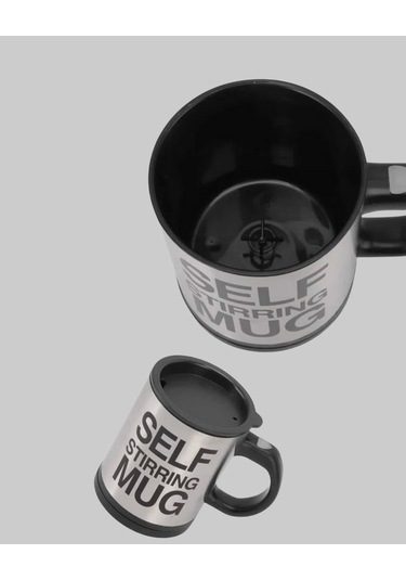 Paslanmaz Çelik Kendi Kendini Karıştıran Akıllı Kupa Isı Yalıtımlı Çok Renkli