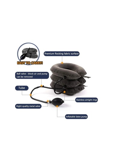 Servikal Boyun Traksiyon Cihazı, Kronik Boyun Ve Omuz Hizalama Çok Renkli