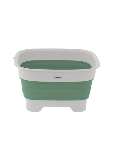 Outwell Collaps Wash Bowl W/drain Katlanır Kamp Lavabosu Yeşil-gri