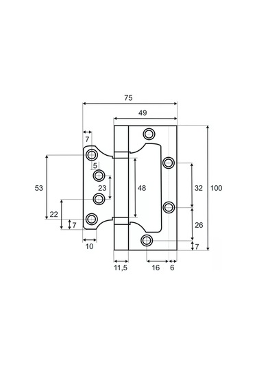 Vettore Kilitli Kapı Sapı, Ayrı Tabanlı Menteşeler 176993828