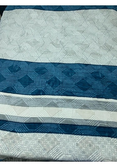 Aksu Tek Kişilik Battaniye Çantali Mavi