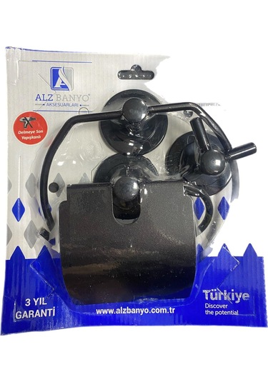 Alz Fulya 3lü Siyah Set Yapışkanlı Siyah