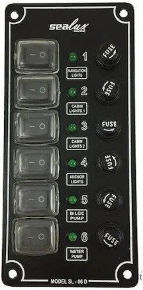 Sigorta Paneli 6 Lı İzoleli Dikey 80x170 Mm