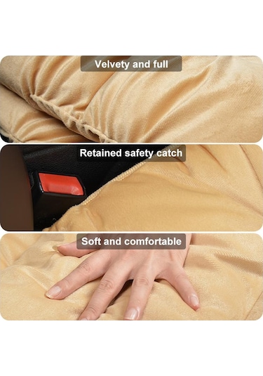 Gri Seametal Araba Koltuk Minderi Peluş Sürücü Koltuk Minderi Kaymaz Araçlar Ofis Koltuğu Ev Araba Pedi Koltuk Kılıfı