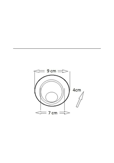 Ct-5204 Akik 7 Watt Led Spot Beyaz Kasa Beyaz Işık