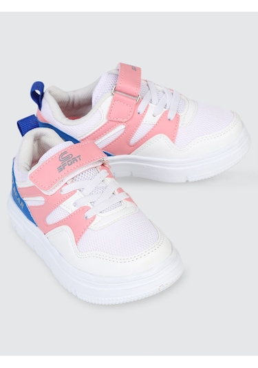 Civil Sport Kız Çocuk Spor Ayakkabı 26-30 Numara Beyaz-pembe Beyaz-Pembe