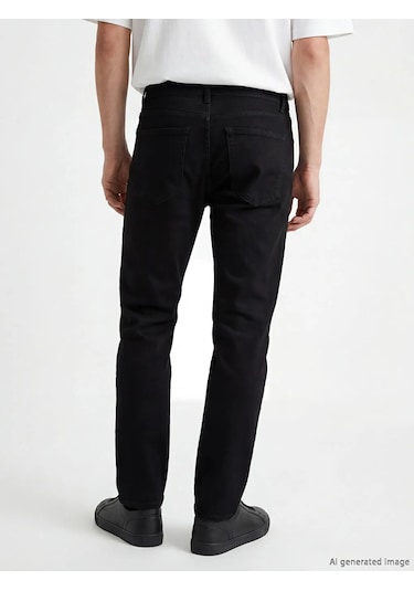 Lc Waikiki Siyah 750 Slim Fit Erkek Jean Pantolon