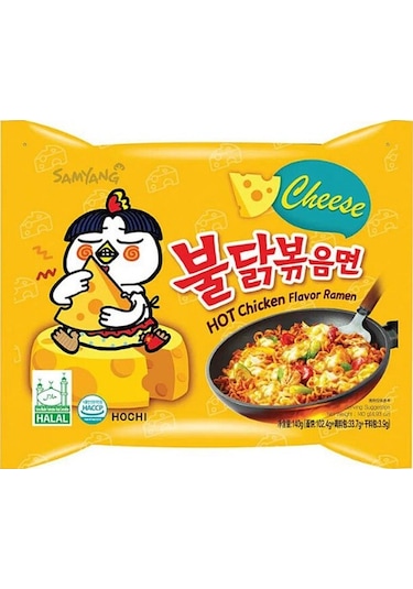 Samyang Buldak Cheese Hot Chicken Flavor 140 G