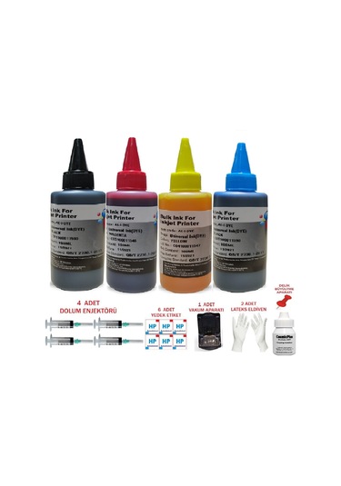 Canon E414/404/484/E474 Yazıcı Uyumlu Kartuş Dolum Seti Pg46/C56