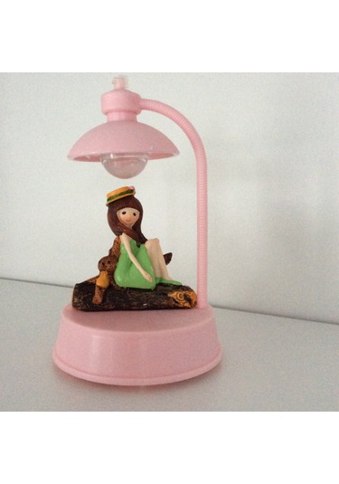 Kız Figürlü Biblo Pembe Diğer