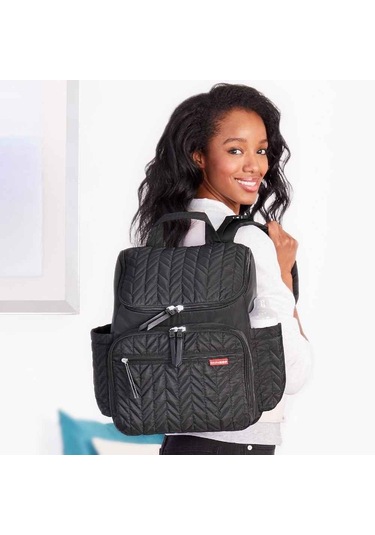 Skip Hop Forma Organizatör Bebek Bakım Sırt Çantası Jet Black Siyah