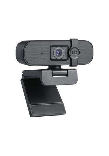 Hshd-a4 Usb Kamera 2k Hd Sabit Odaklı Mikrofonlu Bilgisayar Kamerası - Canlı Yayın, Ders, Görüşme İçin Siyah Plug & Play