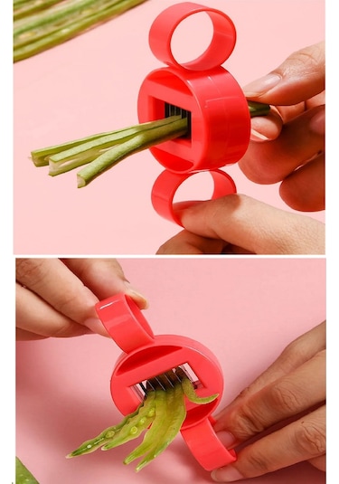 Büro Ev Ofis Mutfağı İçin Kolay Yeşil Fasulye Bamya Bakla Parçalayıcı Dilimleyici Diğer