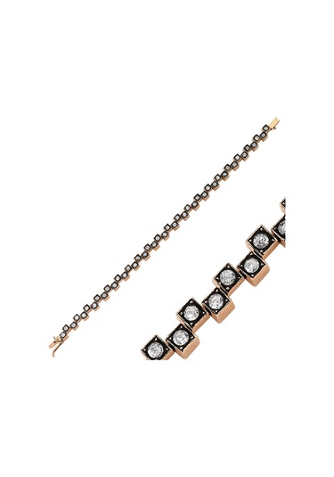 Asimetrik Elmas Su Yolu Bileklik