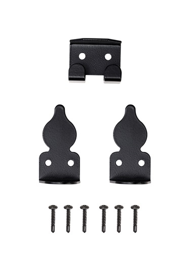 Vkemall Demir Cane Bolt Kapı Kilit Aracı, 12 İnç, Siyah, Bahçe Çit Kapısı Ve Metal Kapılar İçin