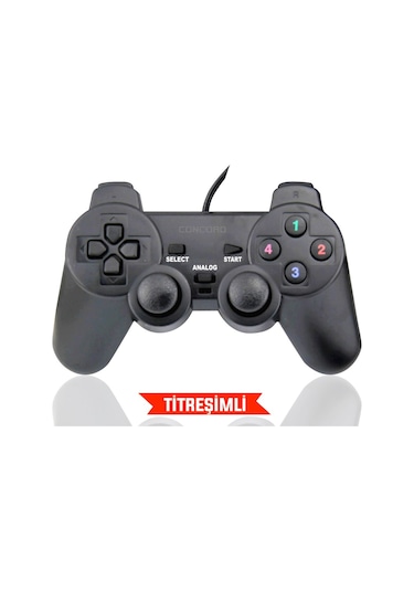 Concord Usb Game Pad 2.0 Joystick Oyun Kol Titreşimli C-850