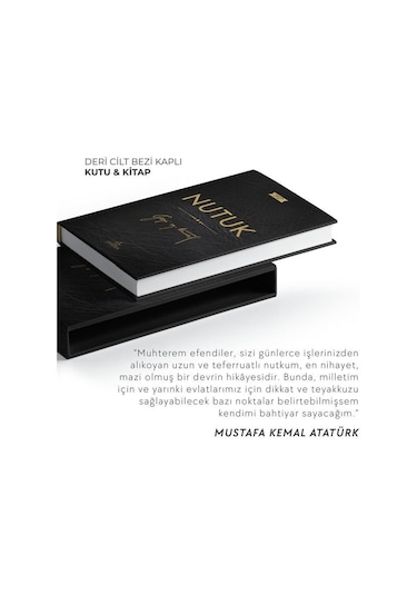 Nutuk Özel Deri Ciltli Ve Kutulu / Mustafa Kemal Atatürk