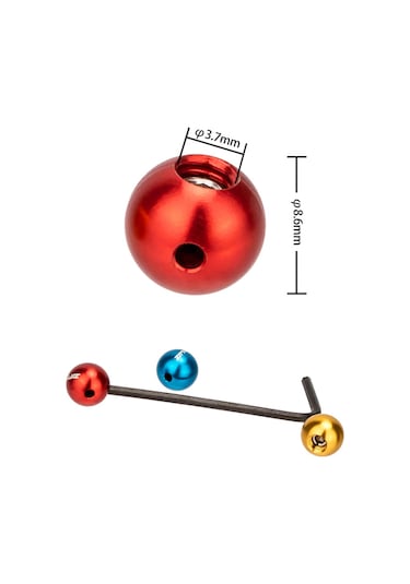 Reedark Alüminyum Alüminyum Bisiklet Fren Ve Vites Tel Ucu Kapakları - Yeniden Kullanılabilir, Kırmızı Renk, Montaj Aracı İçerir