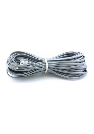 Primex Px-kkt20 2cx0.10mmx7 20 Metre Adsl Rj11 Telefon Kablosu Gri, Adsl, Vdsl 2 Canlı Kablo