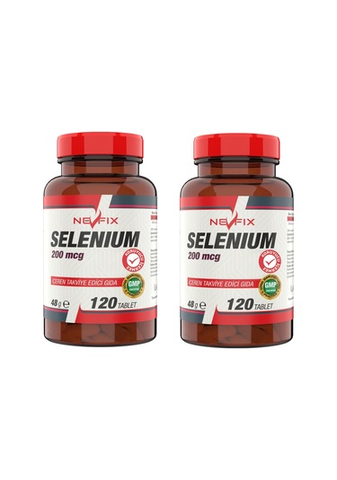 Nevfix Selenyum 200 Mcg 120   Tablet X 2 Kutu 240   Tablet
