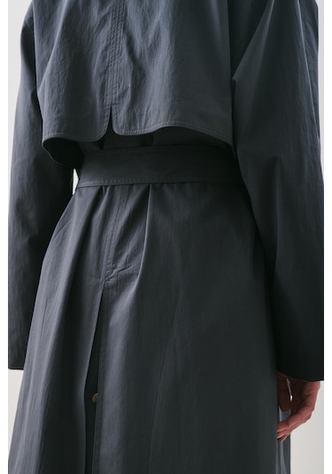 Zurıch Oversıze Trençkot Lacivert Lacivert