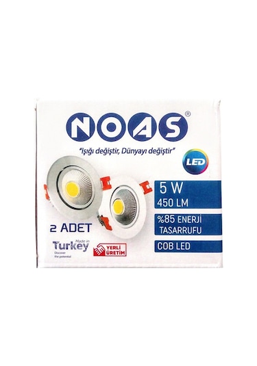 Noas 5 Watt Cob Led  10 Adet